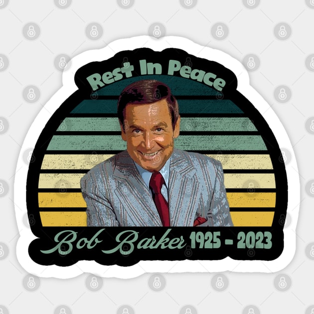 Bob Barker RIP Sticker by jorinde winter designs